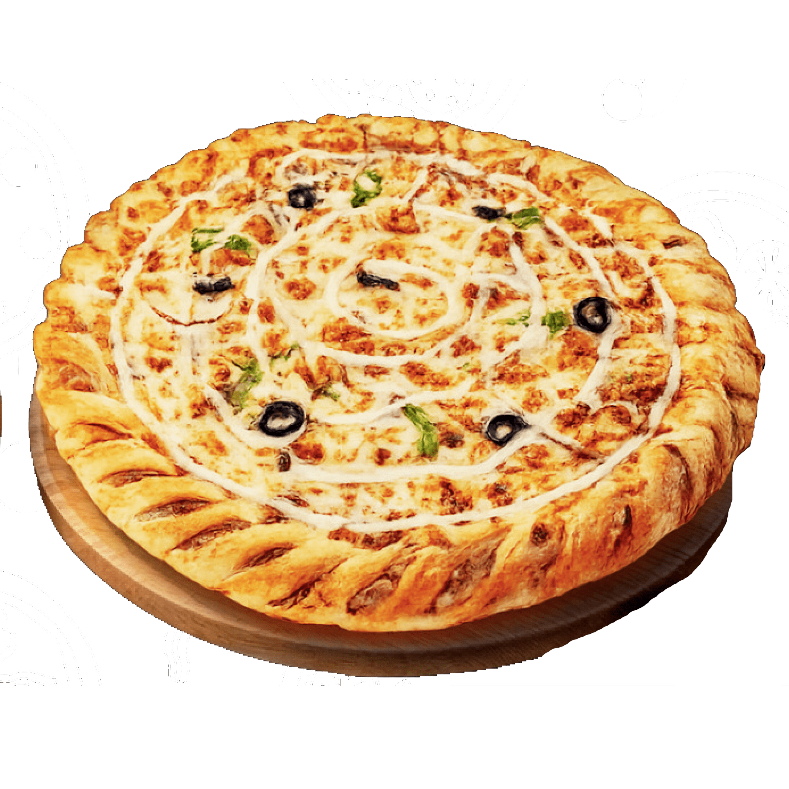 Kebab Crust Pizza